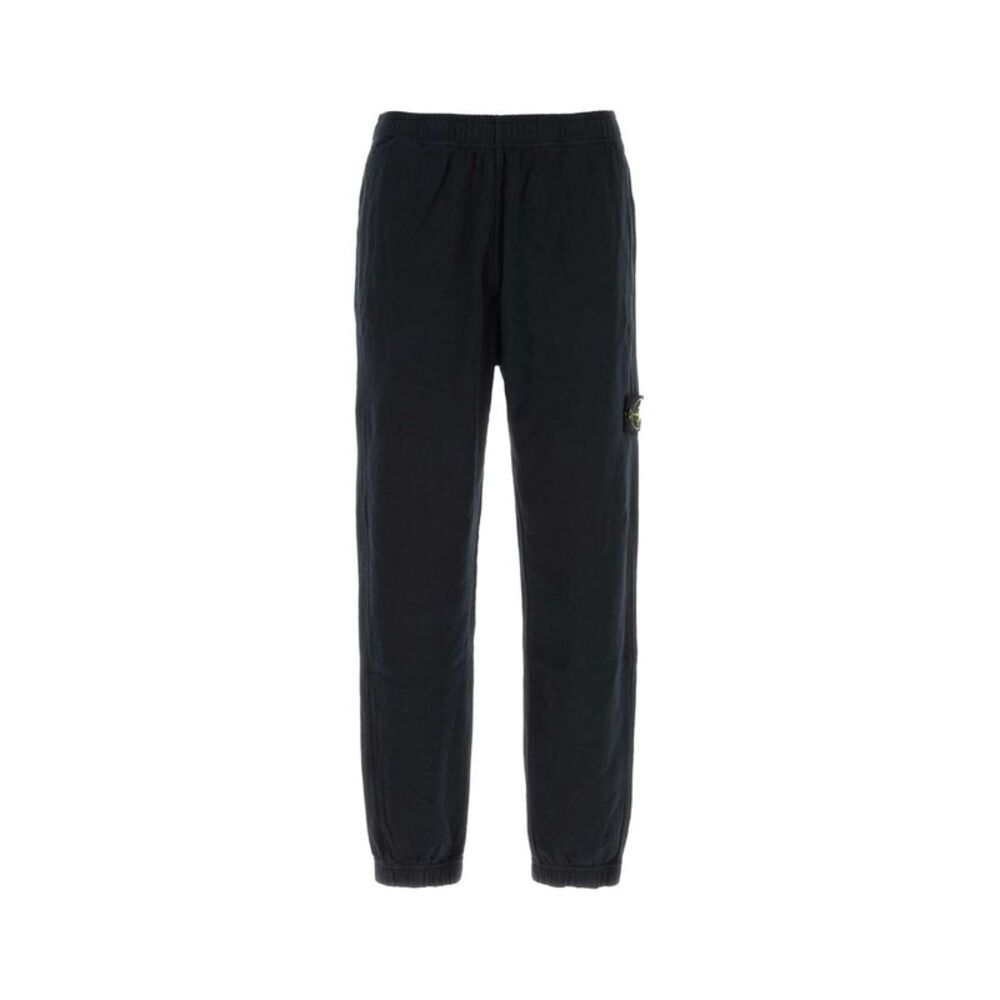 Stone Island Men Navy Blue Cotton Joggers